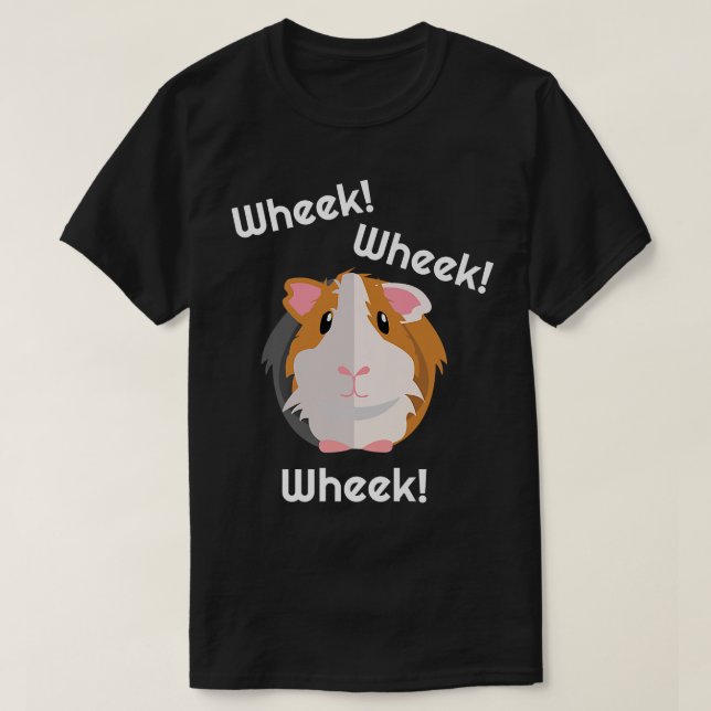 Camiseta Presente de Roda-Suína-Guiné-Porco (Frente do Design)