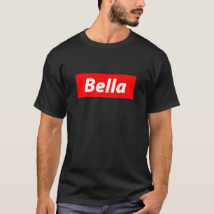 Camiseta Presente de Roupa Bella Name 90's Streetwear Y2K -