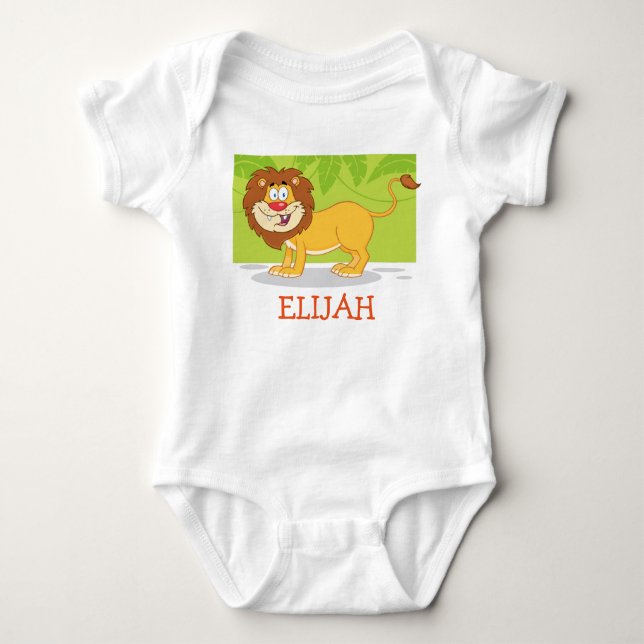 Camiseta Presente de roupa com o nome ELIJAH para bebê meni (Frente)