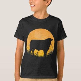 Camiseta Presente de roupa de Halloween na Fazenda da Lua
