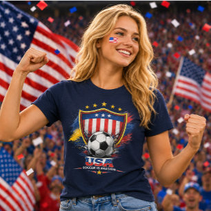 Camiseta Presente de Roupas de Futebol Americano para Fã de