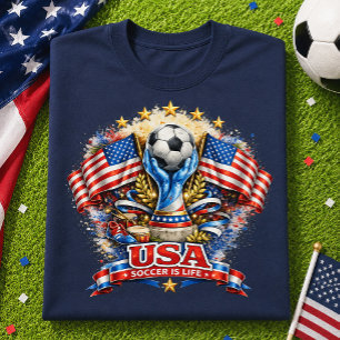 Camiseta Presente de Roupas de Futebol Americano para Fã de
