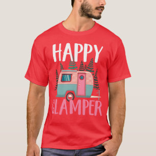 Camiseta Presente de RV Camping Camper Camping Mulheres Fel
