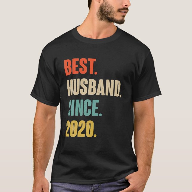 Camiseta Presente De segundo De Aniversário Para Ele Melhor (Frente)