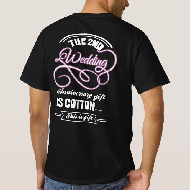 Camiseta Presente De segundo De Casamento Para Meus Amantes (Verso)