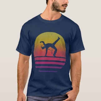 Camiseta Presente de silhueta na região de Capoeira Retro V