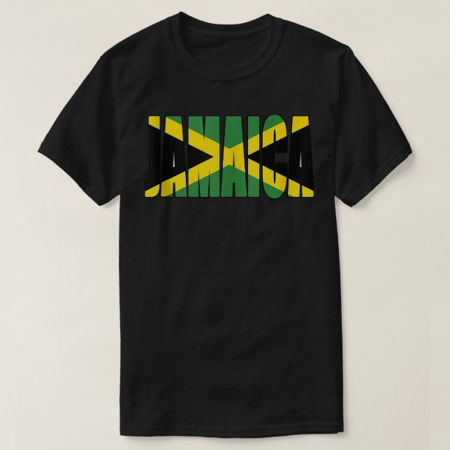 Camiseta Presente de Sinalizador jamaicano (Frente do Design)