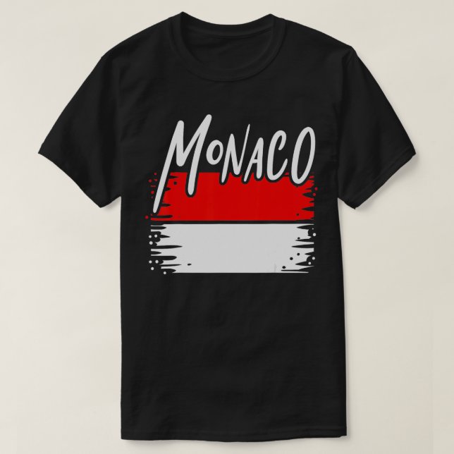 Camiseta Presente de Sinalizador Mônaco (Frente do Design)