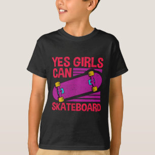 Camiseta Presente de skate para meninas engraçadas para cri