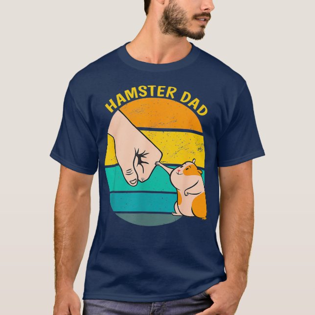 Camiseta Presente de Sobrecarga de Hamster de Corte de Pai  (Frente)