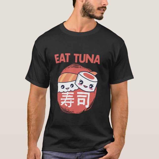 Camiseta Presente De Sobrecarga De Peixes De Atum - Pesca E (Frente)