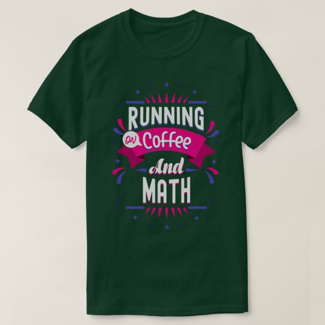Camiseta Presente De Sobrecarga Matemática Em Café E Matemá (Frente do Design)