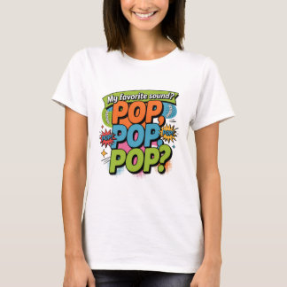 Camiseta Presente de som engraçado do Chiropractor Pop