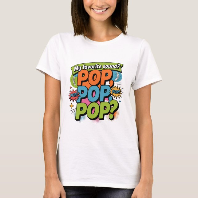 Camiseta Presente de som engraçado do Chiropractor Pop (Frente)