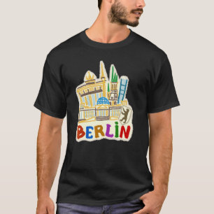 Camiseta Presente de souvenir da cidade de Berlim para mulh