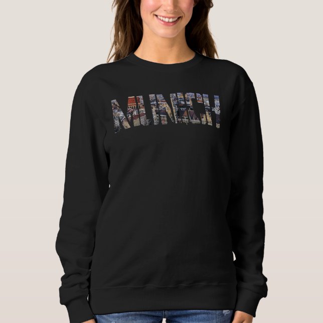 Camiseta Presente de souvenir da Cidade de Munique Alemanha (Frente)