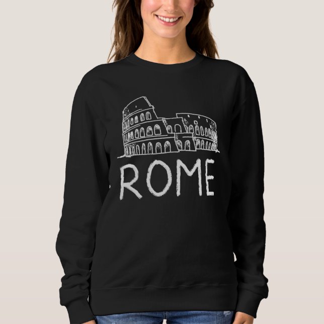 Camiseta Presente de souvenir na cidade de Roma para homens (Frente)