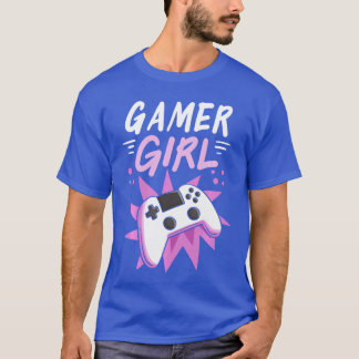 Camiseta Presente de streaming de jogos de vídeo para amigo