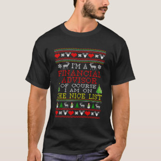 Camiseta Presente De Sweater Feio Útil Para O Financial Adv