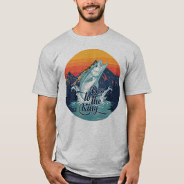 Camiseta Presente de Tarpon Fly Fishing Bow To The King