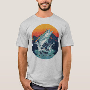 Camiseta Presente de Tarpon Fly Fishing Bow To The King