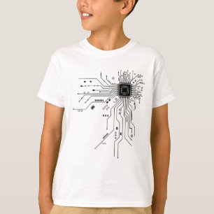 Camiseta Presente de tecnologia de design de circuito PCB d