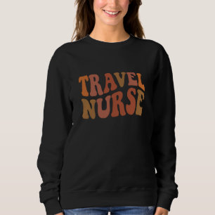 Camiseta Presente de Tipografia Retro para Enfermeira de Vi