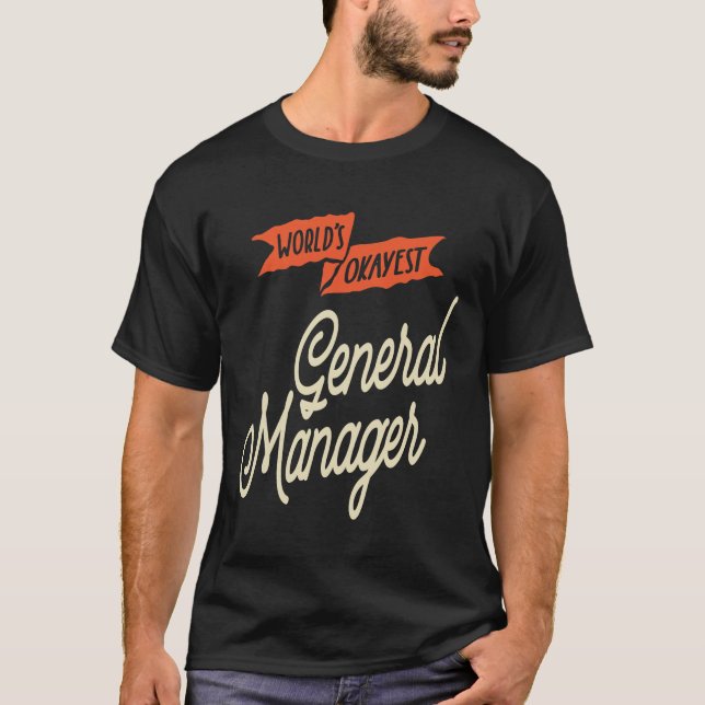 Camiseta Presente de Título de Job do General Manager (Frente)