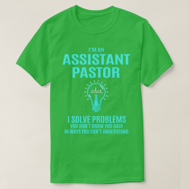 Camiseta Presente de Trabalho de Resolução de Problemas do  (Frente do Design)