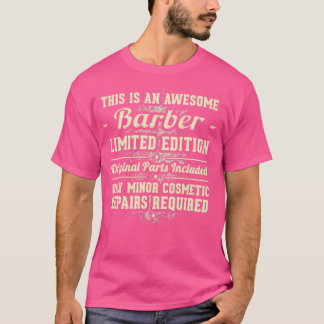 Camiseta Presente de Trabalho Engraçado Barber