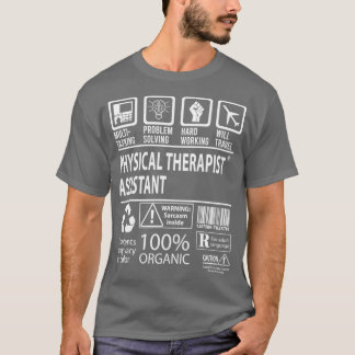 Camiseta Presente de Trabalho Multitarefa do Assistente Ter
