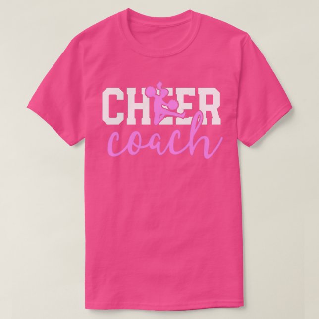 Camiseta Presente De Treinador Para Mulheres Cheerleader De (Frente do Design)