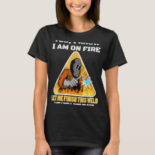 Camiseta Presente de Trocadilho de Soldagem de Ditado Engra