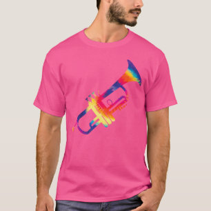 Camiseta Presente De Trompete Para Ti Tie Tie Multicolor Ti