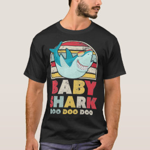 Camiseta Presente De Tubarão-Bebê Para Crianças Jovens