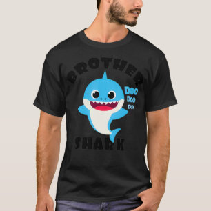 Camiseta Presente de tubarão-irmão para camponeses Matchi