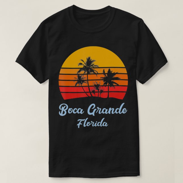 Camiseta Presente de Vacinação de Verão da Flórida Retro Bo (Frente do Design)