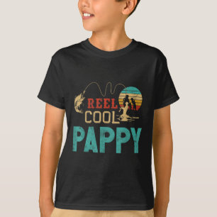 Camiseta Presente de vara de pesca engraçado vintage Pappy