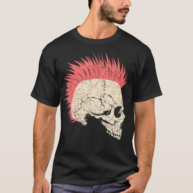 Camiseta Presente de Ventiladores Rocker Skeleton Skeleton  (Frente)