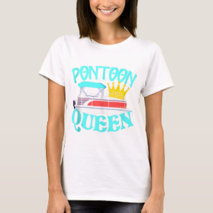 Camiseta Presente de Verão no Lago Barco Engraçado da Rai