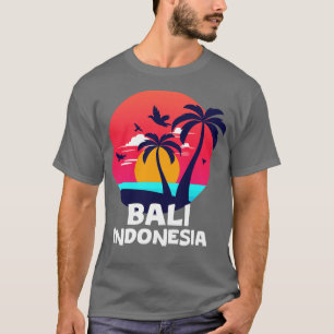 Camiseta Presente de Verão Tropical Bali Indonésia