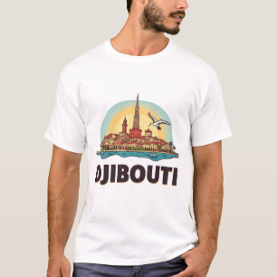Camiseta Presente de Viagem Djibouti África 🗺️