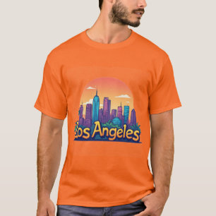 Camiseta Presente de Viagem Los Angeles Califórnia Para Exp