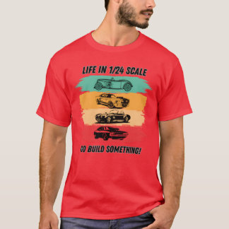 Camiseta Presente de vida em carros escala 124