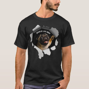 Camiseta Presente de vida útil do boi de tonalidade de pape