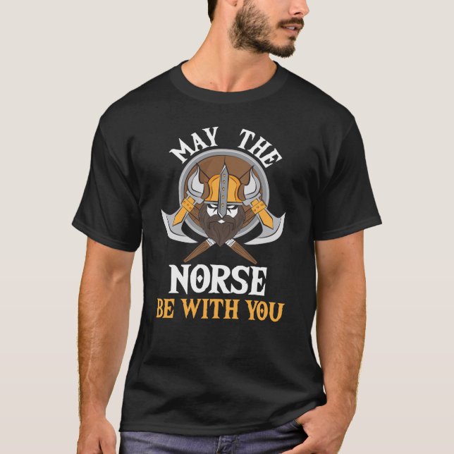 Camiseta Presente de Viking - pode os noruegueses ser com (Frente)