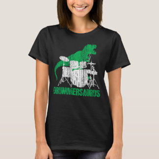 Camiseta Presente de Vintage do Drummer