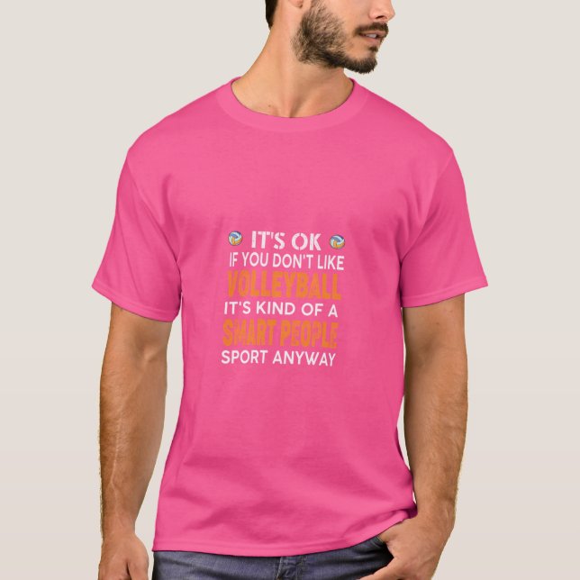 Camiseta Presente De Voleibol Para Jogador De Voleibol (Frente)