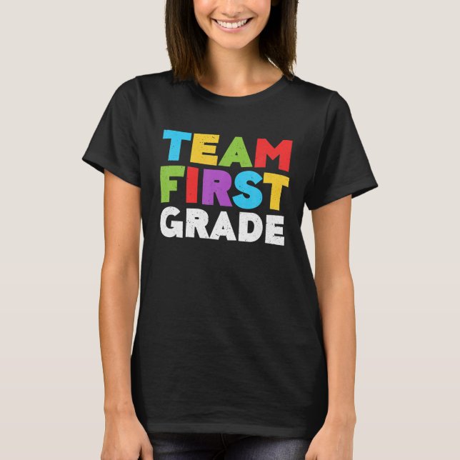 Camiseta Presente de Volta às Aulas da Primeira Série da Eq (Frente)
