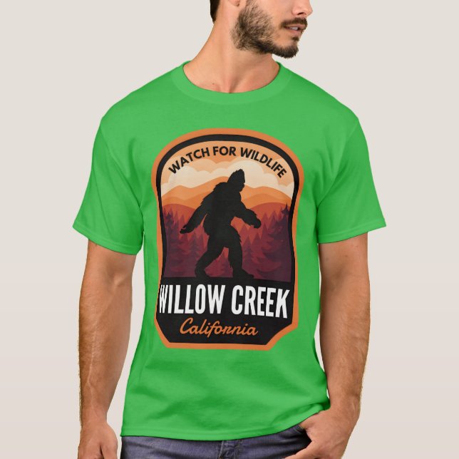 Camiseta Presente de Willow Creek Califórnia (Frente)